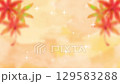 水彩秋葉與閃光背景循環動畫 129583288