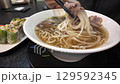Vietnamese Beef and Pork Noodle Soup. Kalguksu 129592345