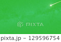 Falling of a shooting star from the sky on green screen 129596754