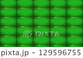 Moving effect of a rectangular pattern like a camera reel on green screen 129596755