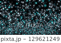 Loop background of slowly rising fine light particles in white and light blue 129621249