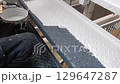 Exterior wall painting 129647287