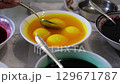 Video of multiple Colorful Easter Eggs 129671787
