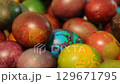 Video of multiple Colorful Easter Eggs 129671795