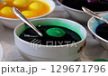Video of multiple Colorful Easter Eggs 129671796