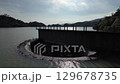 Morning Glory Spillway scenic view in Hong Kong reservoir Aug 9 2025 129678735