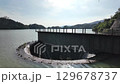 Morning Glory Spillway scenic view in Hong Kong reservoir Aug 9 2025 129678737