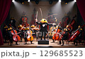 Orchestra Performance with Insect Musicians on Stage 129685523