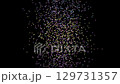 立体的に拡散していく粒子のようす 129731357