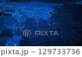 Highly detailed futuristic world map 129733736