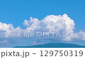 流れる雲と青空のタイムラプス　夏　8月 129750319