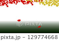 An animation of maple leaves swaying in the wind and falling to the ground 129774668