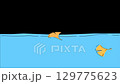 An animation of ginkgo leaves swaying in the wind and falling gently 129775623