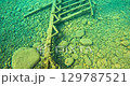Steel structure on the seabed is deteriorating the environment. 129787521