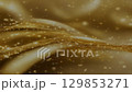 金色に輝くクリスマスツリーと幻想的な背景 129853271