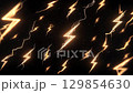 發光閃電圖示的循環動畫 129854630