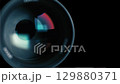 A macro view on a working video camera lens. 129880371