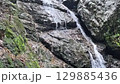 A beautiful waterfall flowing down in the snow in Seki City, Gifu Prefecture A beautiful waterfall flowing down in the snow in Seki City, Gifu Prefecture 129885436