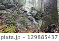 A beautiful waterfall flowing down in the snow in Seki City, Gifu Prefecture A beautiful waterfall flowing down in the snow in Seki City, Gifu Prefecture 129885437