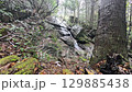 A beautiful waterfall flowing down in the snow in Seki City, Gifu Prefecture A beautiful waterfall flowing down in the snow in Seki City, Gifu Prefecture 129885438