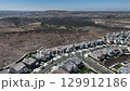 New development real estate. Aerial view of residential houses and driveways neighborhood in south San Diego, Chula Vista 129912186