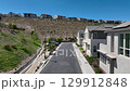 New development real estate. Aerial view of residential houses and driveways neighborhood in south San Diego, Chula Vista 129912848