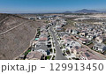 New development real estate. Aerial view of residential houses and driveways neighborhood in south San Diego, Chula Vista 129913450