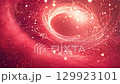 紅色星光旋轉閃爍 129923101