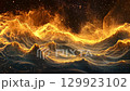 金色的火焰在星空下蕩漾 129923102
