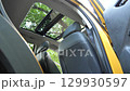 Tilt Glass Sunroof And Sun Curtain Sliding And Opening Bottom View From Rear Seats Video In 4K Resolution  129930597