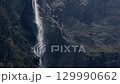 The 422 metre high Cascade de Gavarnie, the highest waterfall in mainland France, at the Cirque de 129990662
