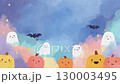 Cute Halloween ghosts and pumpkins_2 Loop 130003495
