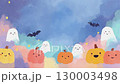 Cute Halloween ghosts and pumpkins_1 Loop 130003498