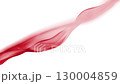 Animation Abstract of Red Graphic Wave in White Background. Smooth Flowing Lines Create at Harmony Modern Style. Clarity Energy of Elegant Digital Flow. Pure Futuristic Atmosphere in Close-up 4k 130004859