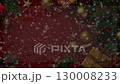 スノーマンと輝くミントグリーン背景のクリスマスメッセージ 130008233