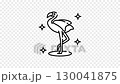 Cute flamingo animation suitable for children educational videos, nature themed presentations, or summer themed social media posts and designs. 130041875