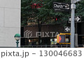 New York City crossroad, Church street intersection road sign. Subway globe, metro entrance orb lamp 130046683