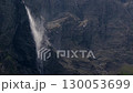 The 422 metre high Cascade de Gavarnie, the highest waterfall in mainland France, at the Cirque de 130053699