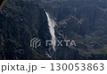 The 422 metre high Cascade de Gavarnie, the highest waterfall in mainland France, at the Cirque de 130053863