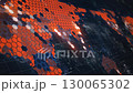 Highly detailed futuristic world map 130065302