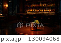 Cocktails at the bar at night 130094068