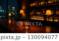 Cocktails at the bar at night 130094077