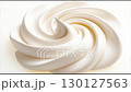 渦を巻く白いクリーム.	 130127563