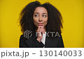 Thoughtful woman considering an idea or solution 130140033