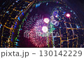 【空から見下ろす絶景】上空から捉えた幻想的な花火の光景 130142229