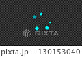 Shining star icon, transparent background, blue 130153040