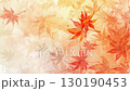 秋季日式水彩插畫背景與落葉 - 生成式人工智慧 130190453