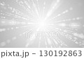 Minimalist white light burst background with glowing particle beams radiating from the centre. Clean modern design ideal for futuristic or technology projects. Full HD and a seamless loop. 130192863