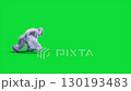 green screen yeti, gorilla, snow monster walks side 3d rendering 130193483