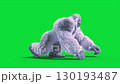 green screen yeti, gorilla, snow monster runcycle loop side 3d 130193487